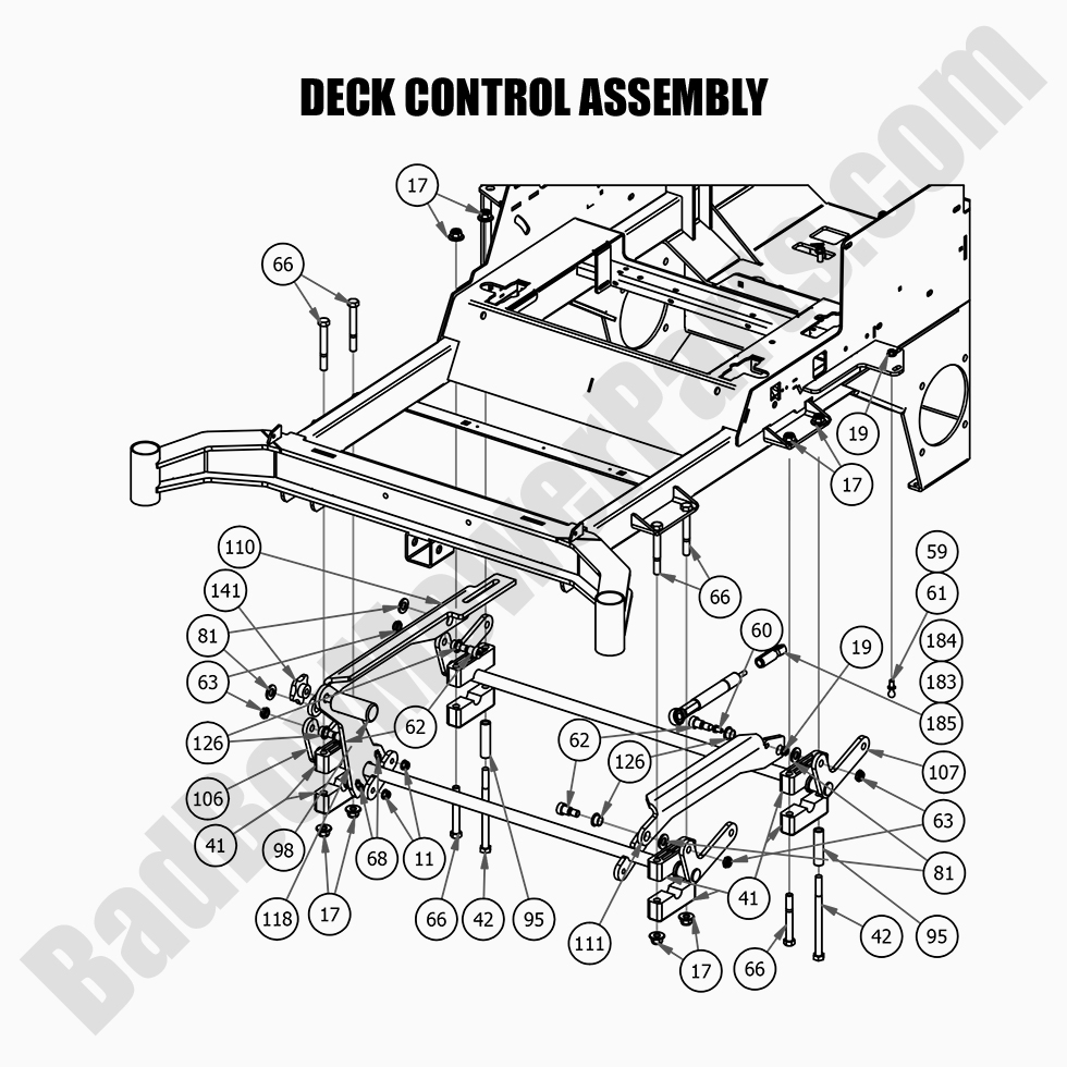 2021 Rebel - Deck Control Assembly
